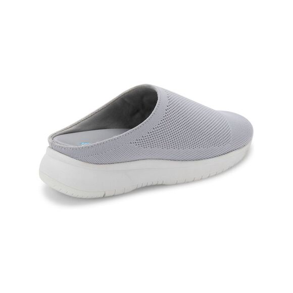 AQUA COLLEGE Womens Gray Waterproof Karma Round Toe Slip On Mules 6 - Picture 3 of 4